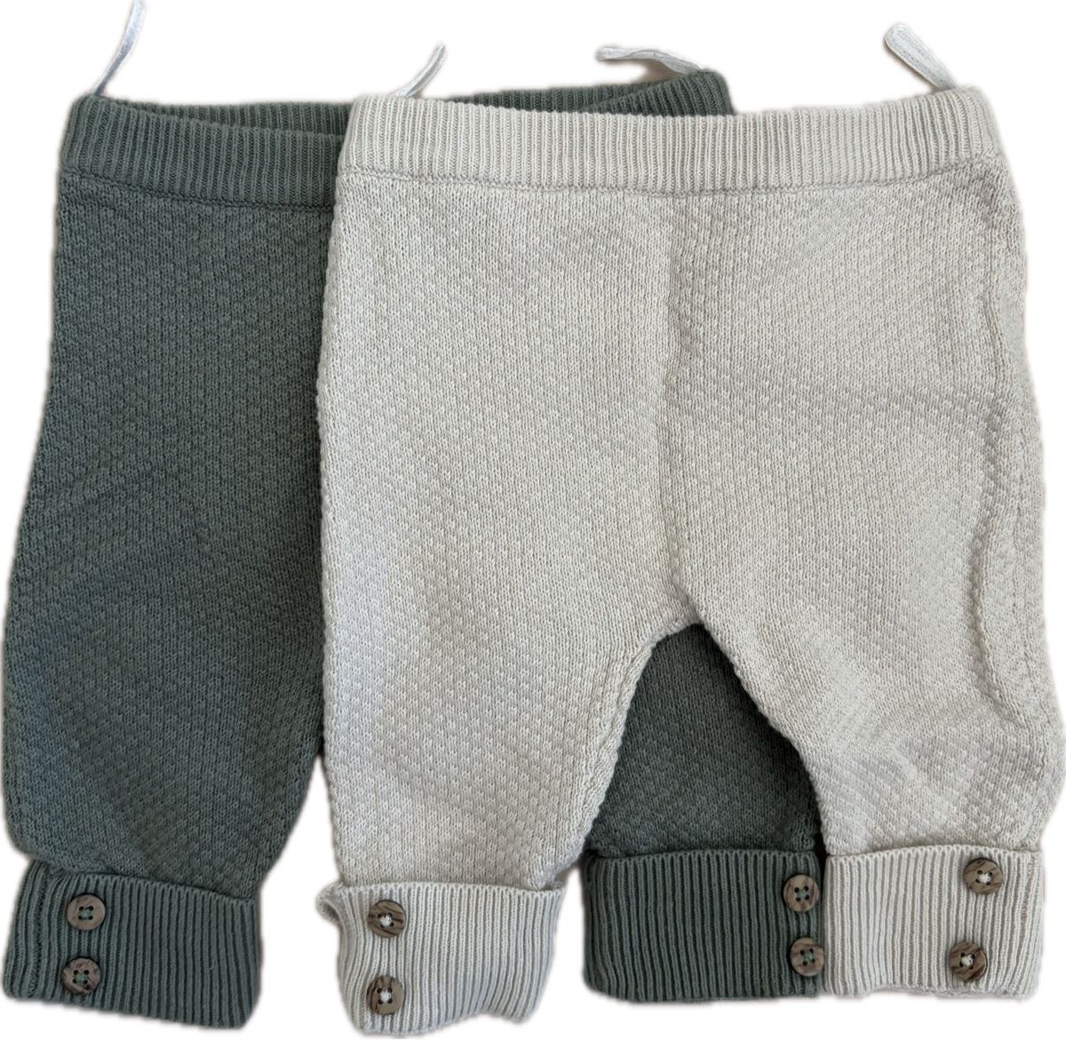 C&A Pantaloni: 2er Set Baby Strickhose Gr. 56 – Usato da Zürich venduto da pknop