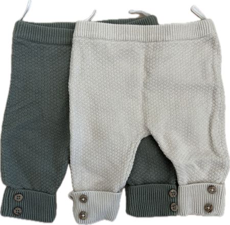 2er Set Baby Strickhose Gr. 56