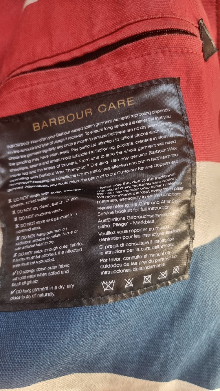 Barbour Giacche: Barbour International Union Jack Limed Edition – Nuovo (secondo la descrizione) da Beringen venduto da vespa010 4