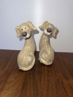 Hundefiguren 2stk Keramik