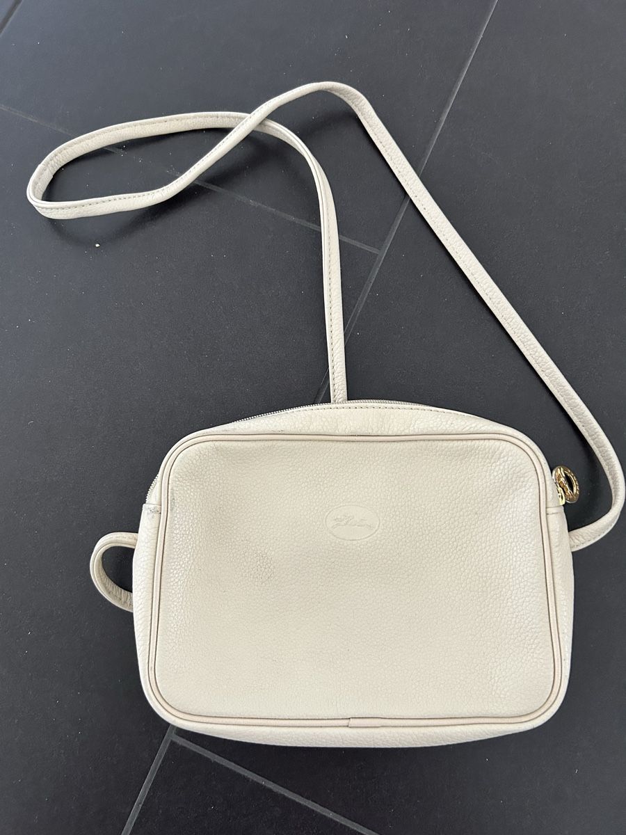 Longchamp Borse da donna: Longchamp Handtasche Leder beige creme – Usato da Basel venduto da kitu 1