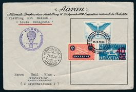 Ballonflug: Aarau- Hornussen 1938