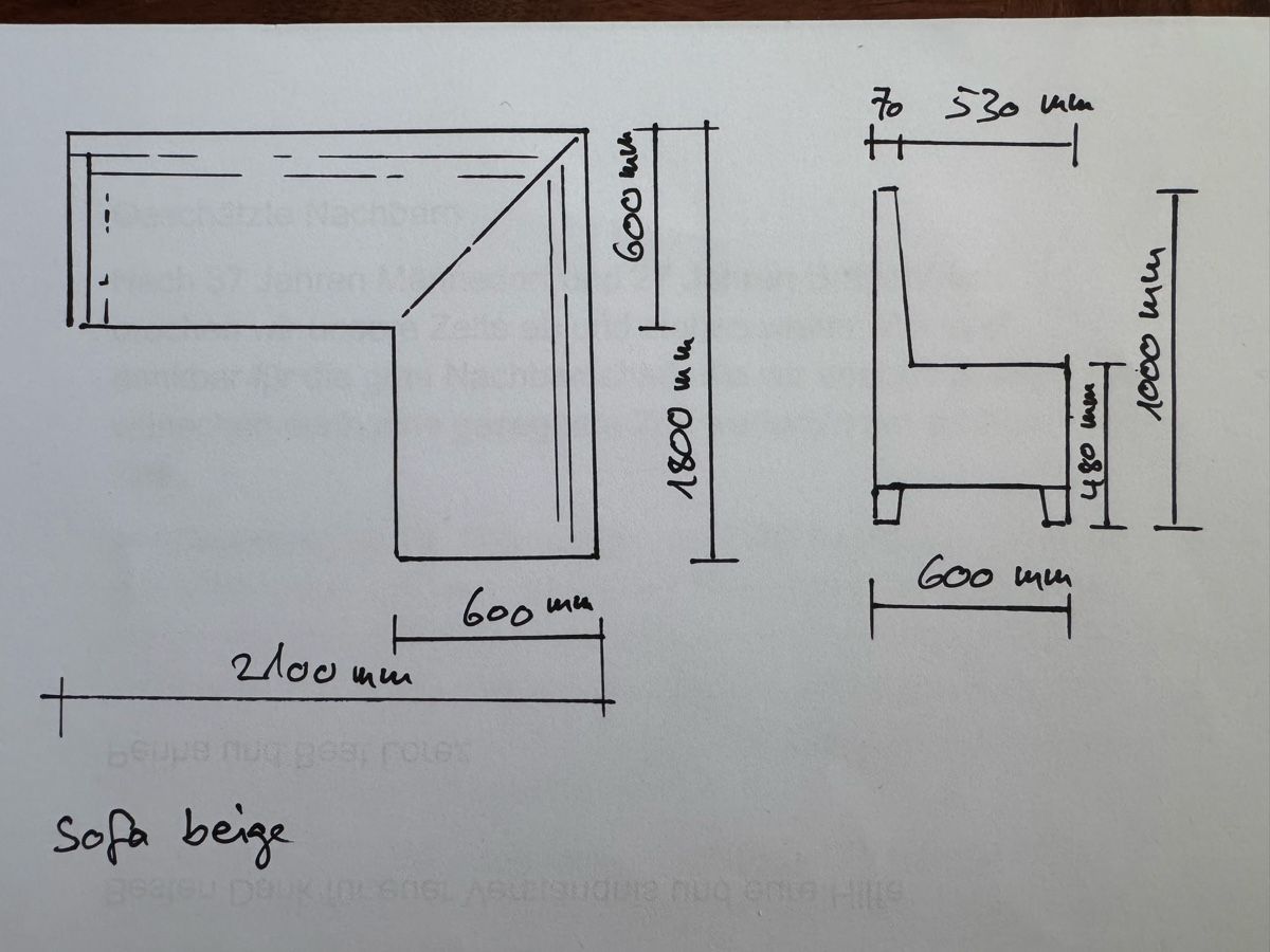 Bancs: Eckbank Kunstleder 210x180 cm – D'occasion à Männedorf par deal4deal 6