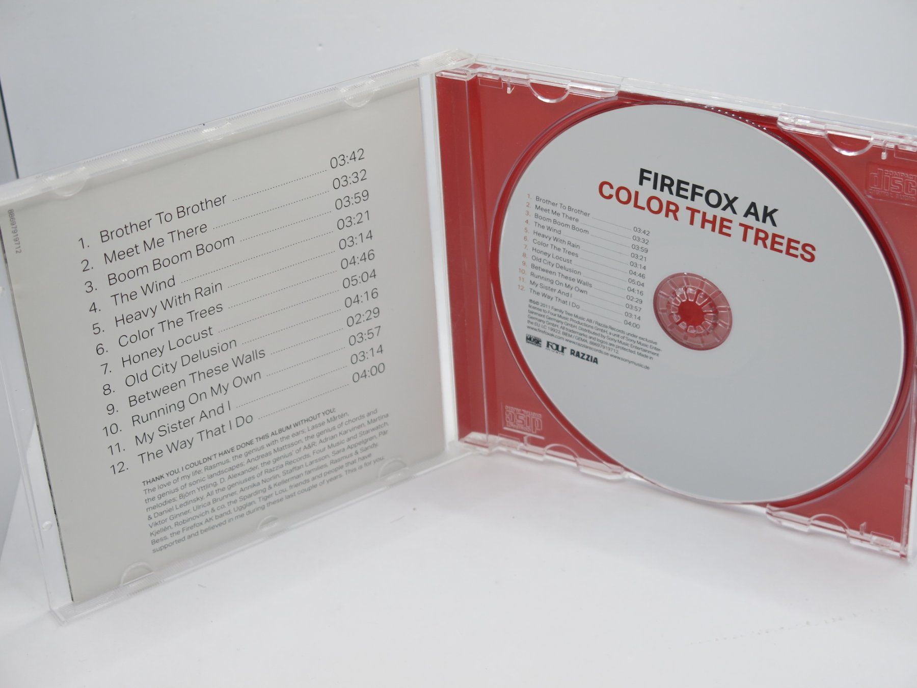 CDs: CD Firefox AK – Color The Trees – Gebraucht aus Ernetschwil von luisvonerni 1