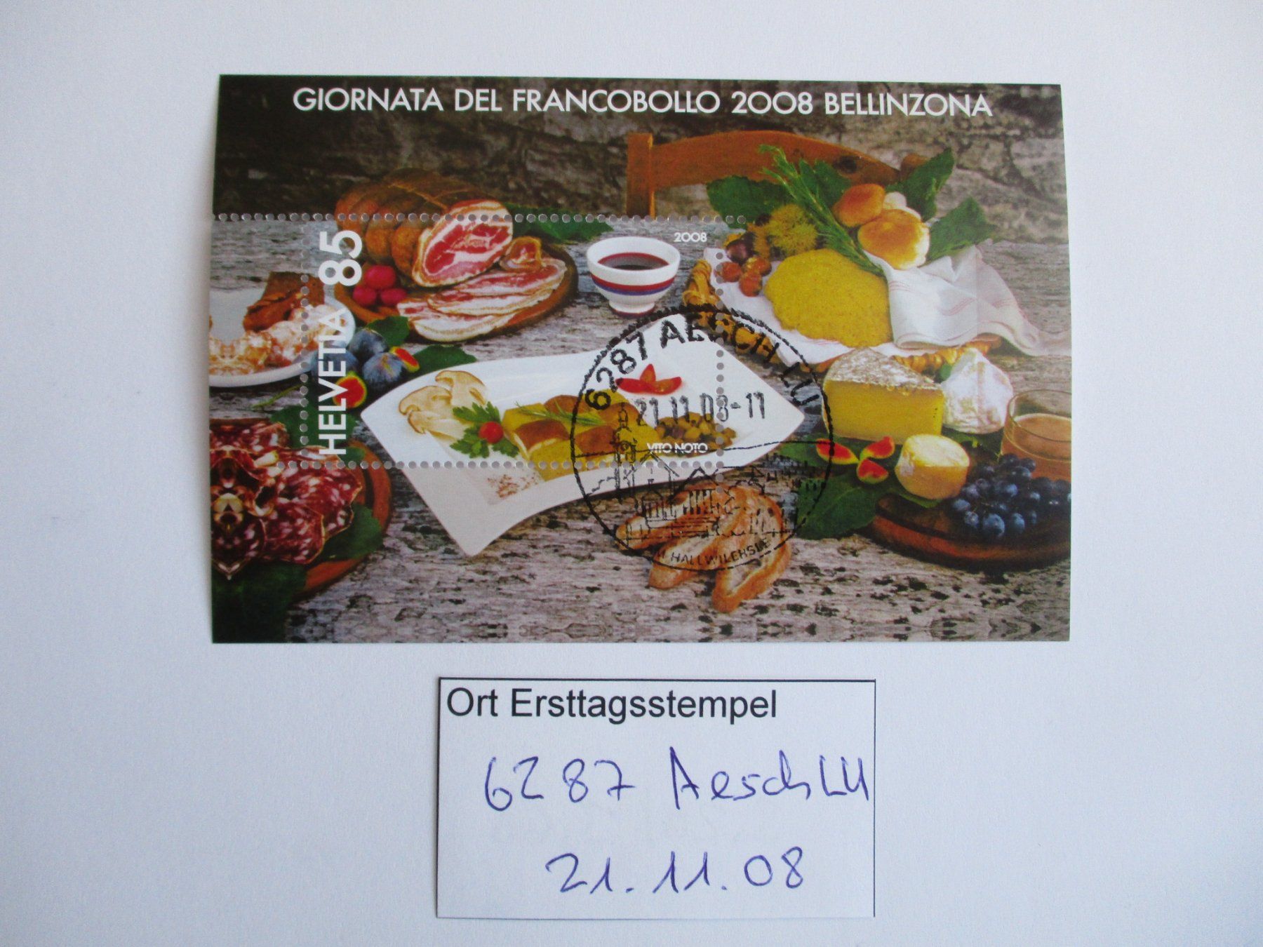 Alle Briefmarken: Voll Ort Ersttagsstempel 6287 Aesch LU – Gebraucht aus Langnau b. Reiden von Aktuell88