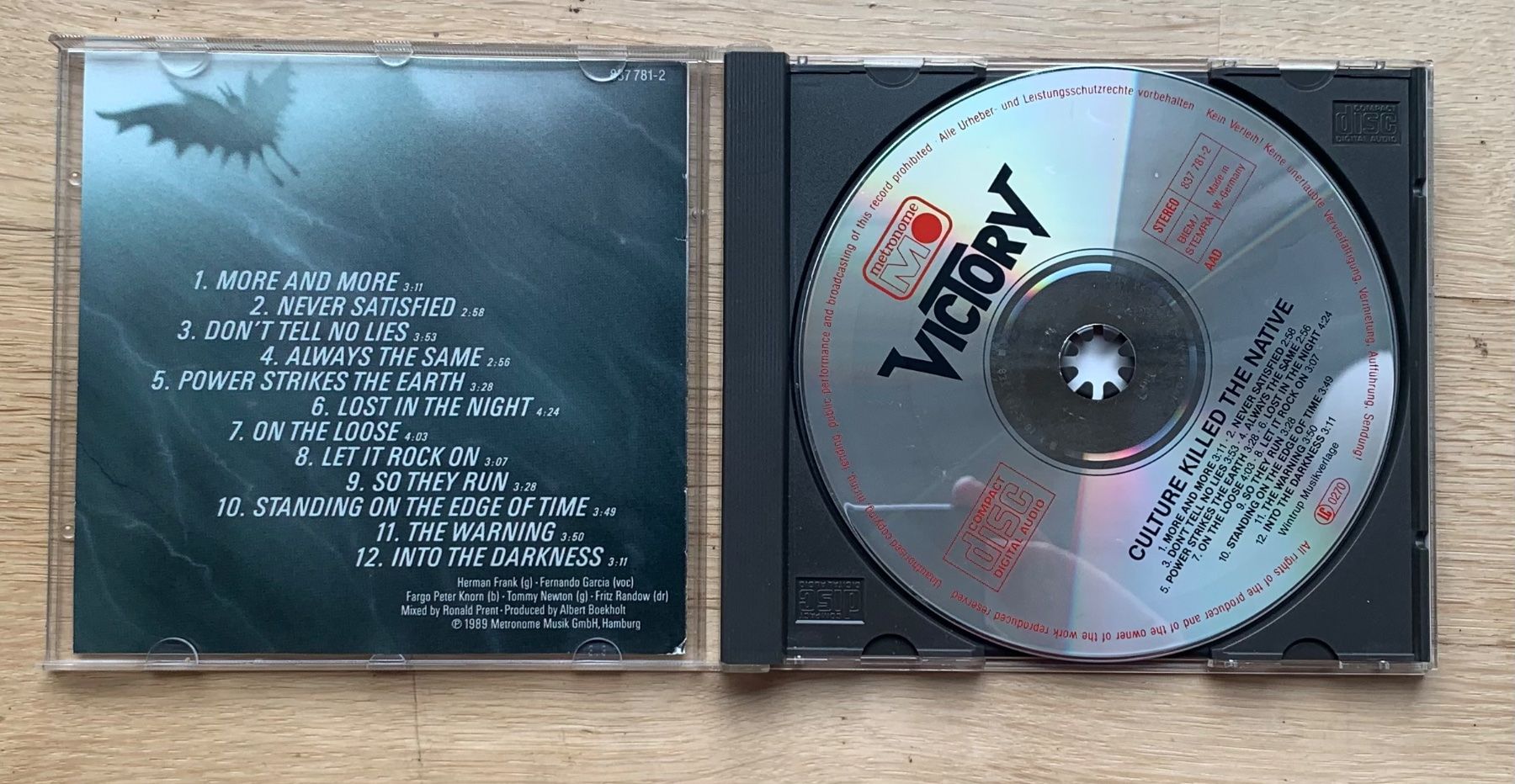CD: Victory Culture killed the native – Usato da Zürich venduto da Fieber 1