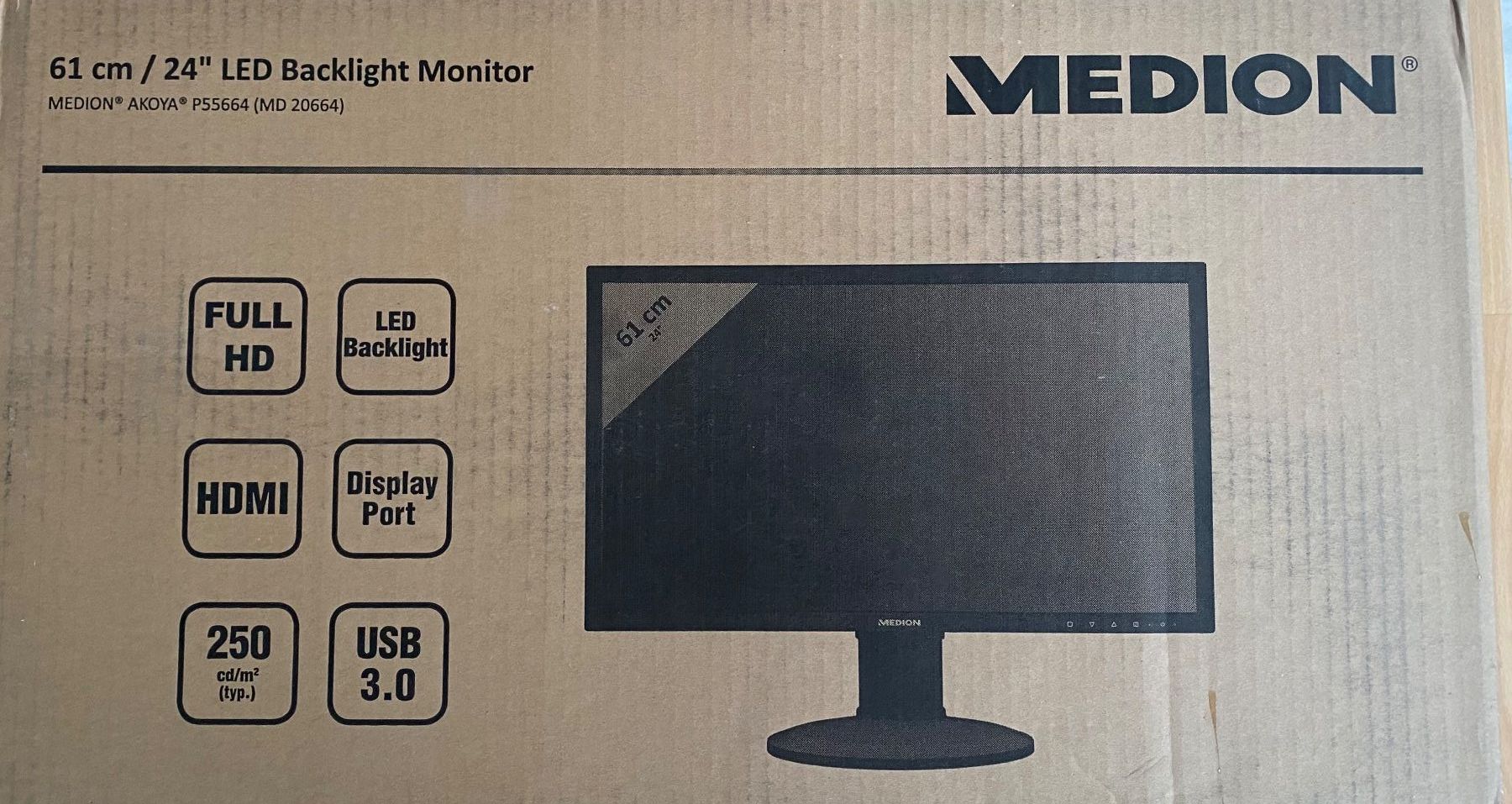 Monitor: Monitor Medion 20664 – Nuovo e nell'imballaggio originale da Bettlach venduto da RWA55 1