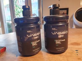 2 1 l Flaschen Vasso Shaving Gel praktisch voll