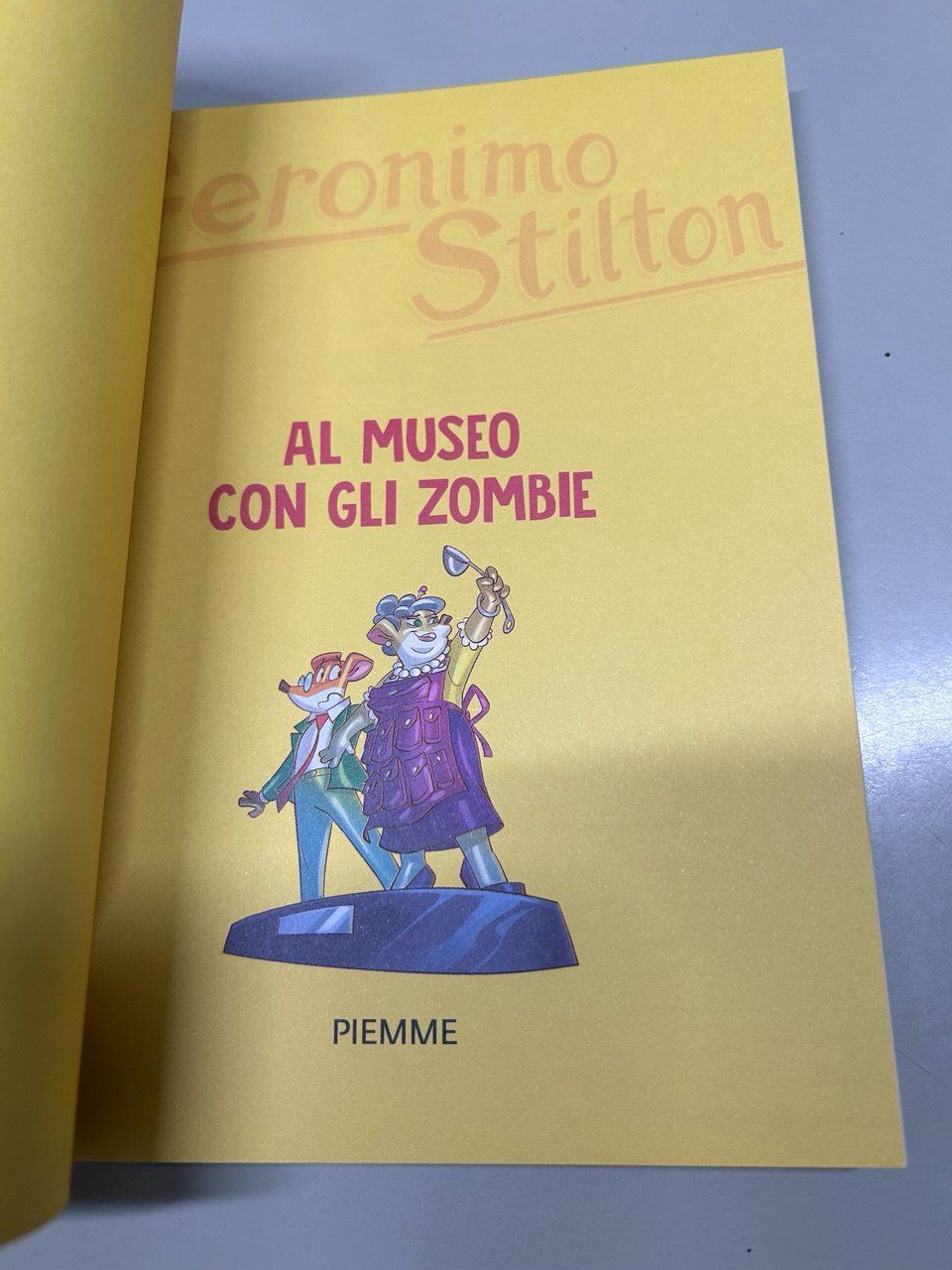 Libri: Geronimo Stilton -  "Al museo con gli zombie" – Usato da Giubiasco venduto da LorisVale 1