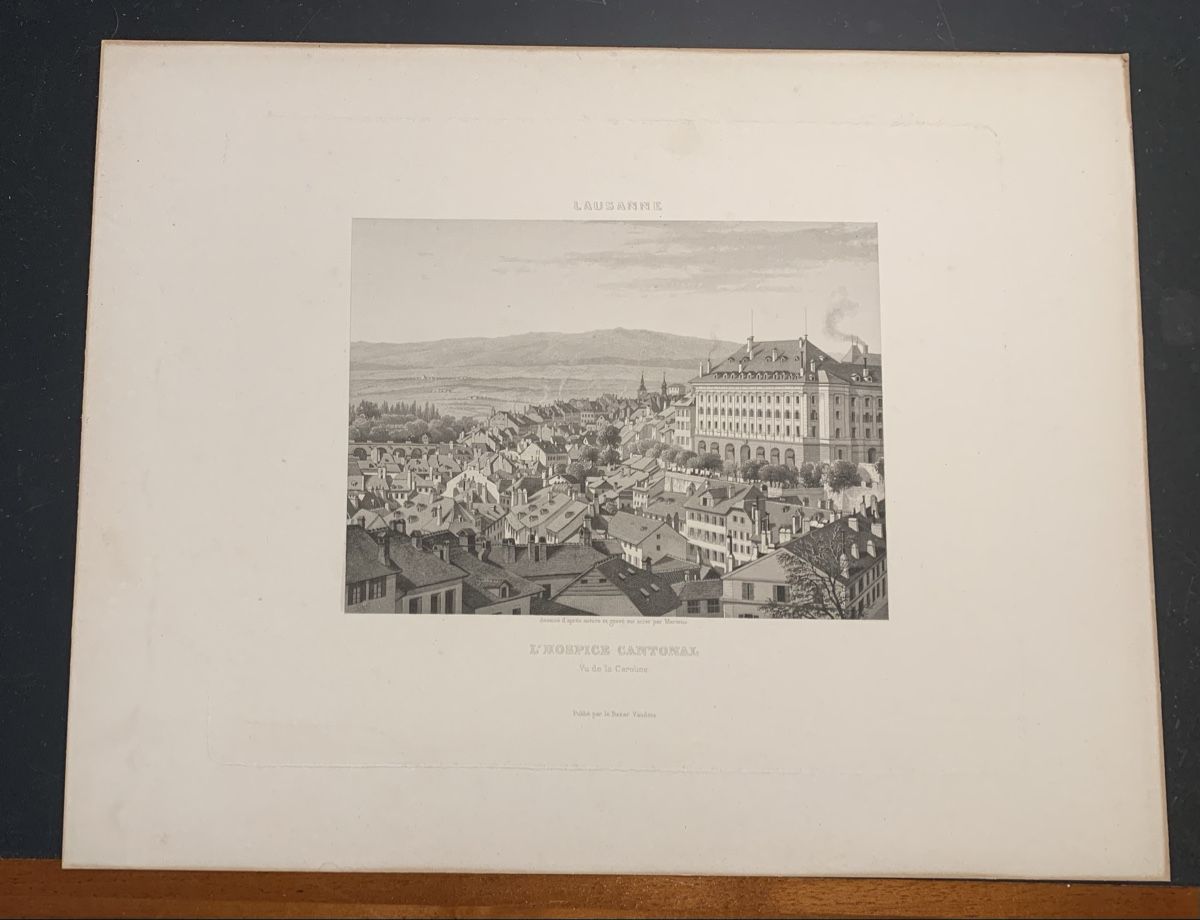 Incisioni: Lot de 4 gravures du canton de Vaud – Usato da Veytaux venduto da Latourelle 3