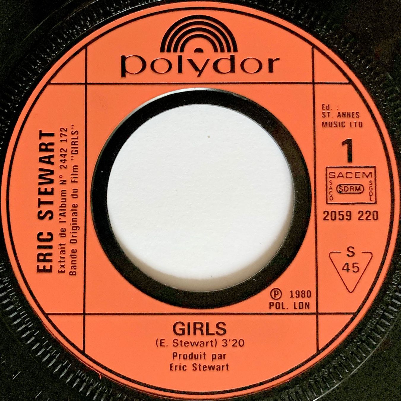 Vinyles: 10CC / ERIC STEWART - GIRLS – D'occasion à Bottens par hotter-than-hell 2