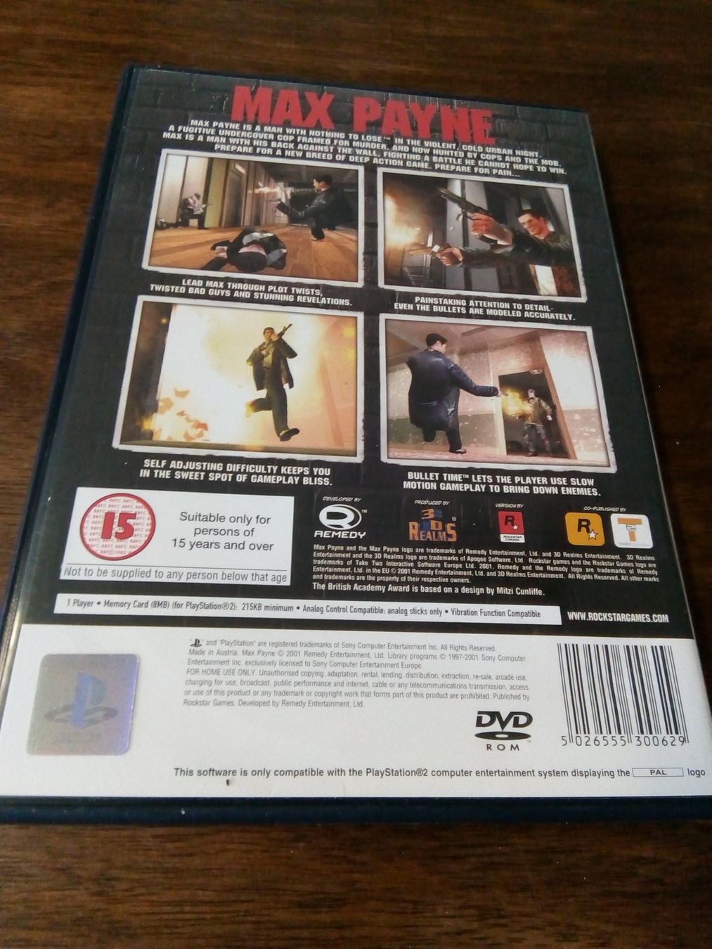 Sony Spiele: Max Payne PS2  - Kult Spiel – Gebraucht aus Pfungen von Himbogame 1