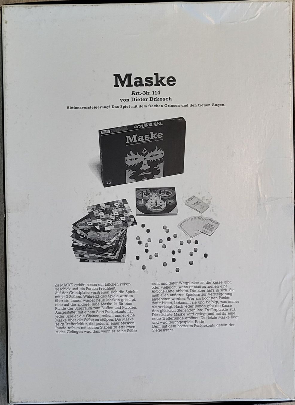 Giochi: Maske – Usato da altendorf venduto da keskomat 1