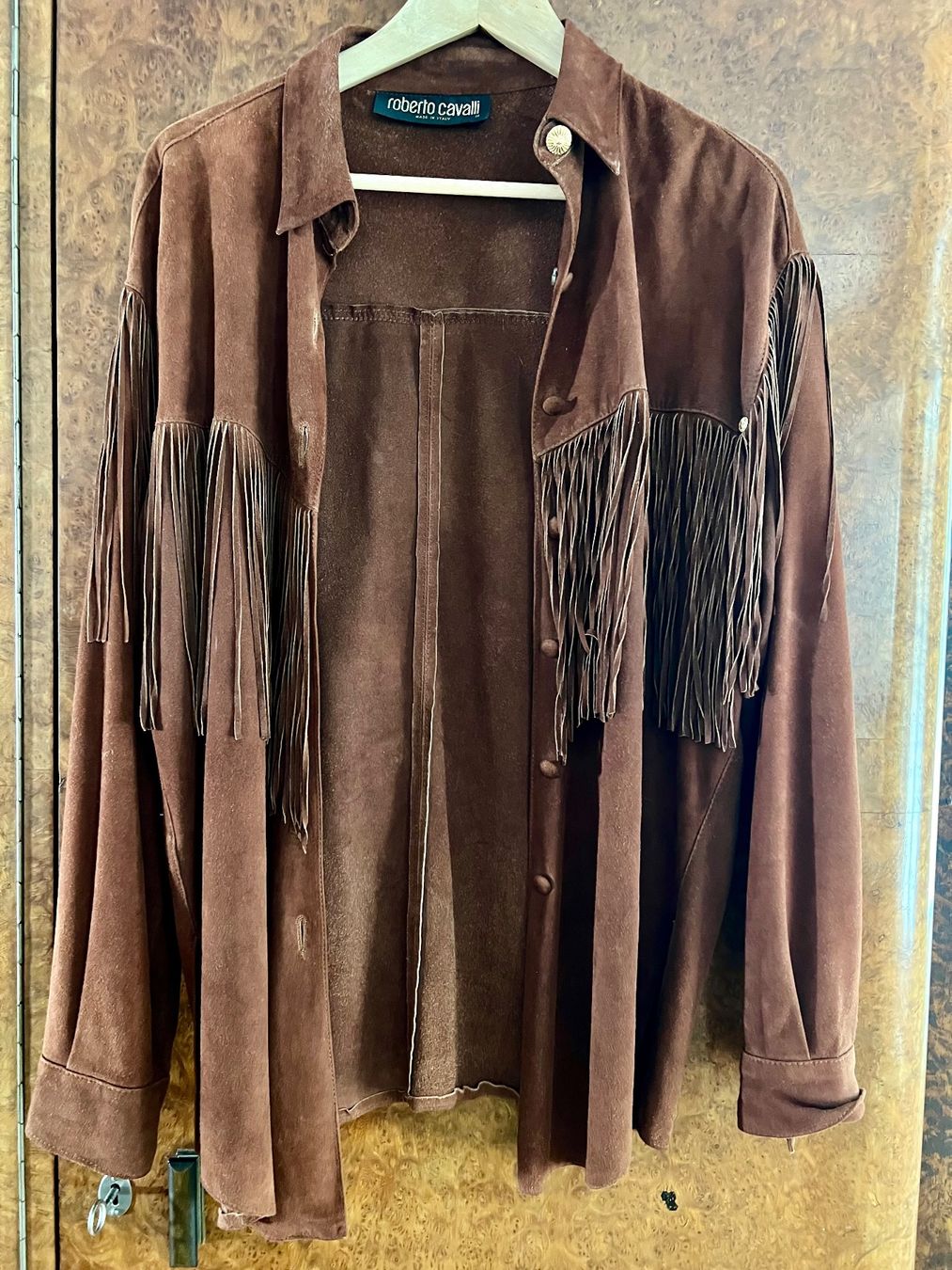 Roberto Cavalli Vestes: Wildlederjacke Roberto Cavalli – D'occasion à Biel/Bienne par Girasole232 1
