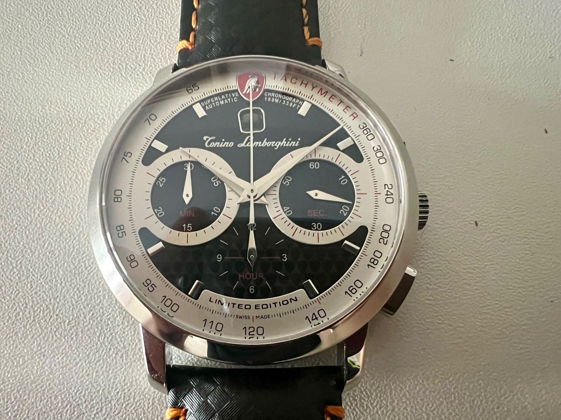 Lamborghini Uhren: LAMBORGHINI 1947 Automatic Chronograph Ltd.x/100, SRP 3300.- – Neu und originalverpackt aus Le Mont-sur-Lausanne von LycaGallery 2