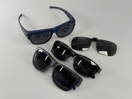 Polaroid 1xSonnenbrille 2xSuncover  1x Clip-on