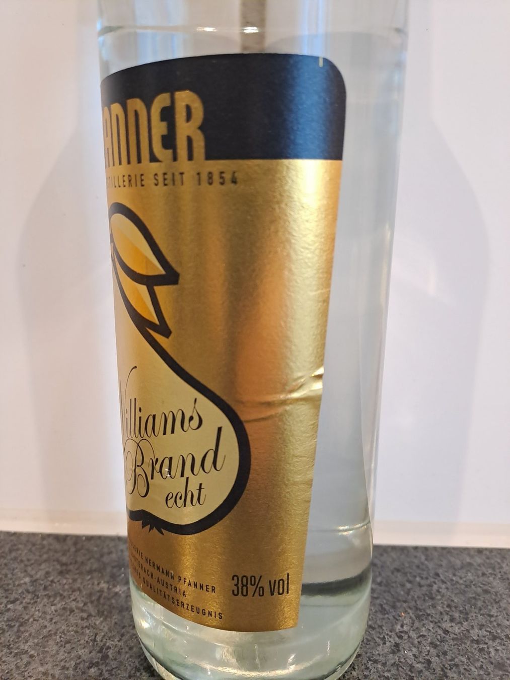 Bevande alcoliche: Alte Flasche Williams Brand von Pfanner – Nuovo e nell'imballaggio originale da Elsau venduto da Kellerraeumung 3
