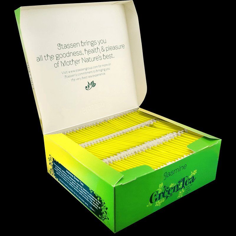 Cibi & Specialità: Stassen - Jasmine Green Tea - Gastro-Teebeutel – Nuovo e nell'imballaggio originale da Gampelen venduto da Geschenkxy 2