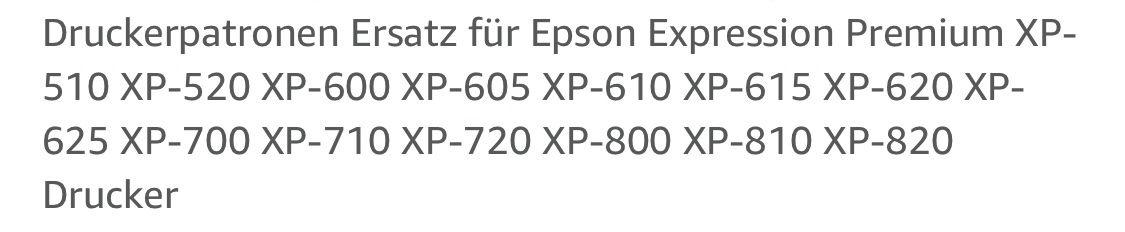 Epson Cartucce per stampanti & toner: Druckerpatronen – Usato da Buchrain venduto da Ham2383 1
