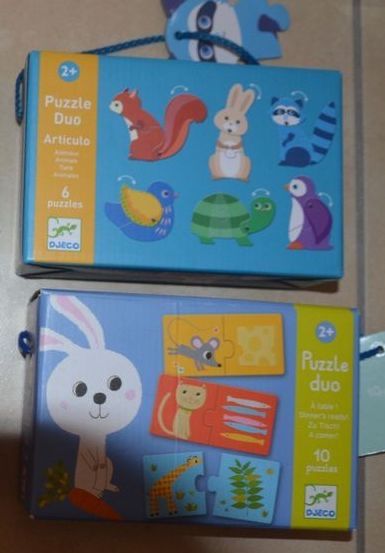 Djeco Puzzle: 2 STUCK PUZZLE BABY DUO – Usato da Chiasso venduto da Dolly015