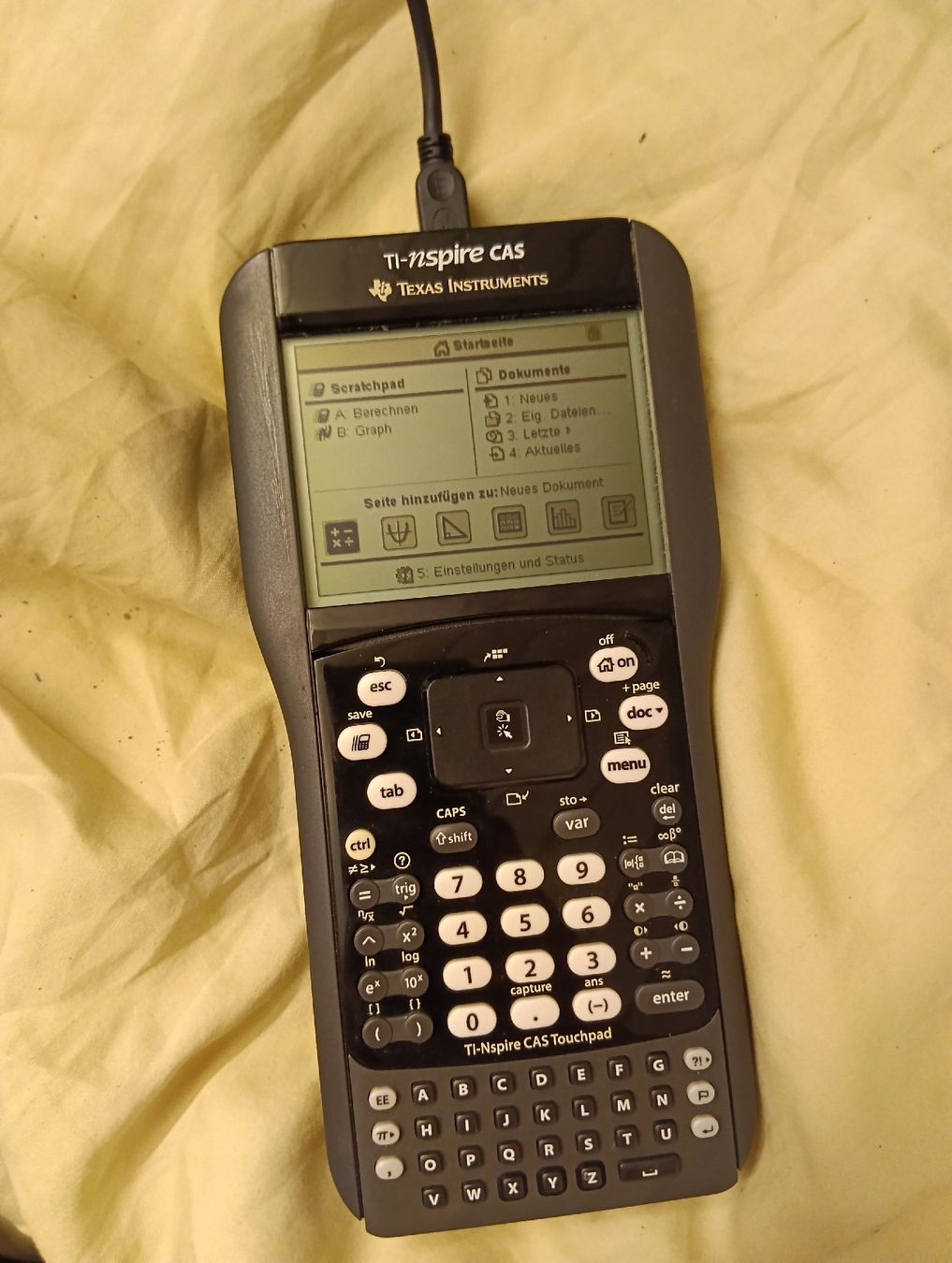 Texas Instruments Calcolatrici tascabili: Texas Instruments TI-Nspire CAS Touchpad Rechner – Usato da Zürich venduto da TBG021