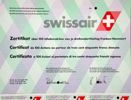 Swissair Schweiz. Luftverkehr-AG, Zürich - 1990