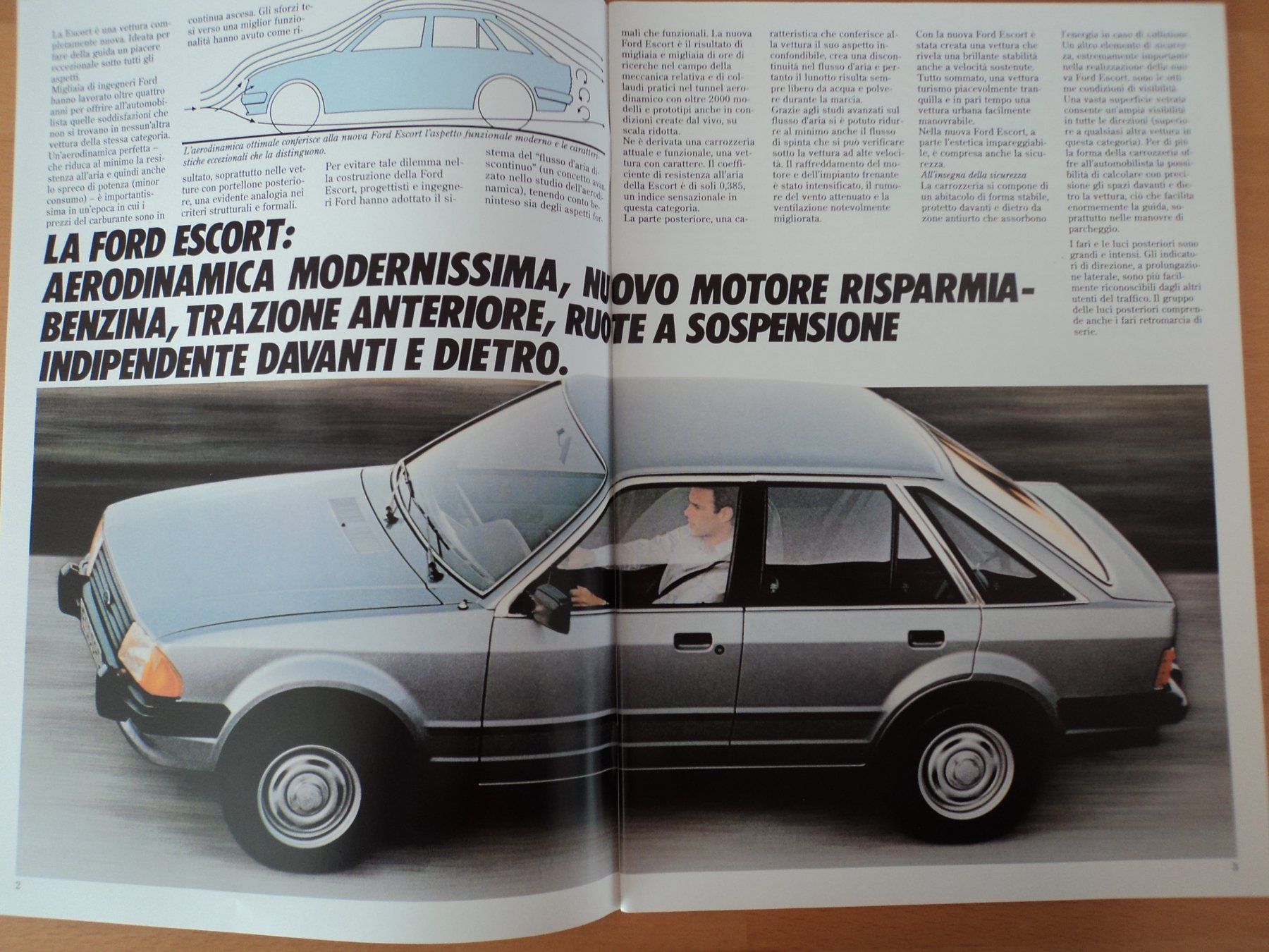 Ford Documenti: Prospekt Ford Escort 1980 mit XR3 – Usato da Schwarzenburg venduto da modelCARama 3