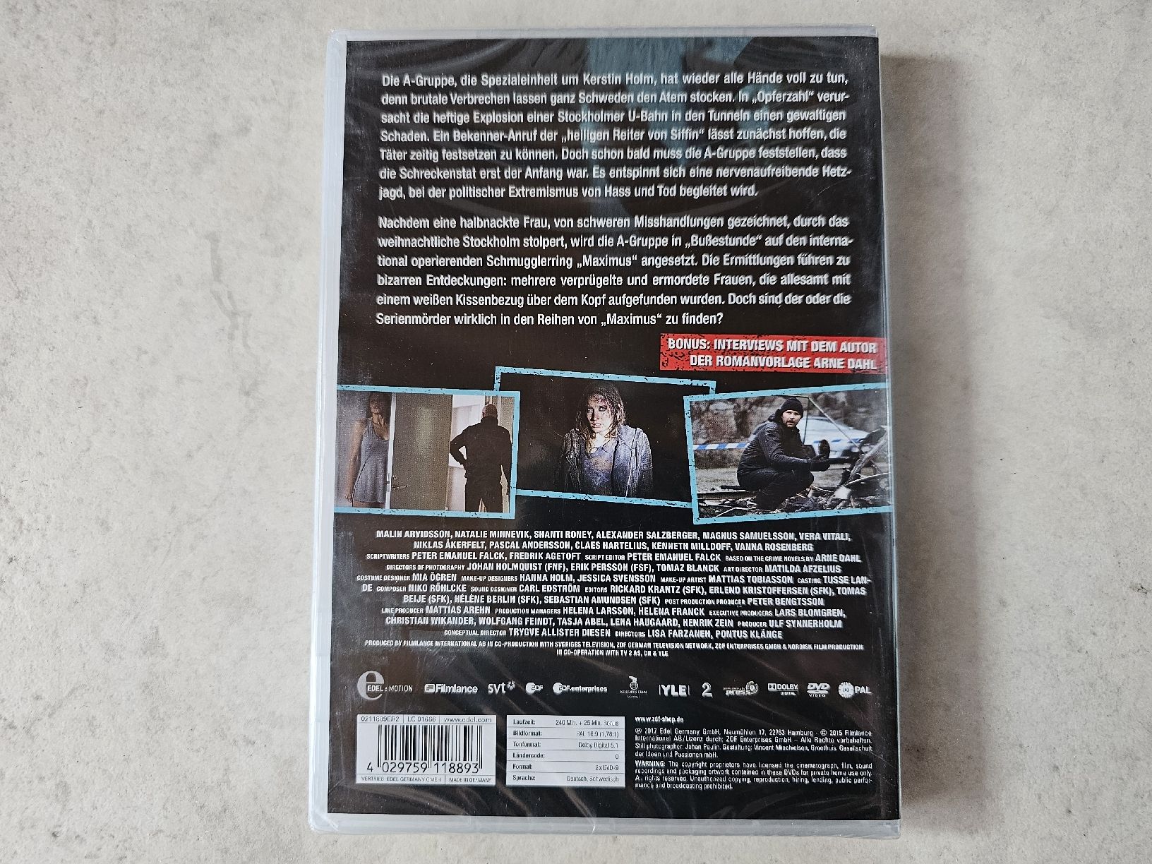 Tutti i DVDs: Arne Dahl  -  Vol. 4  /  Fabrikneu – Nuovo e nell'imballaggio originale da Schneisingen venduto da backstore24 1