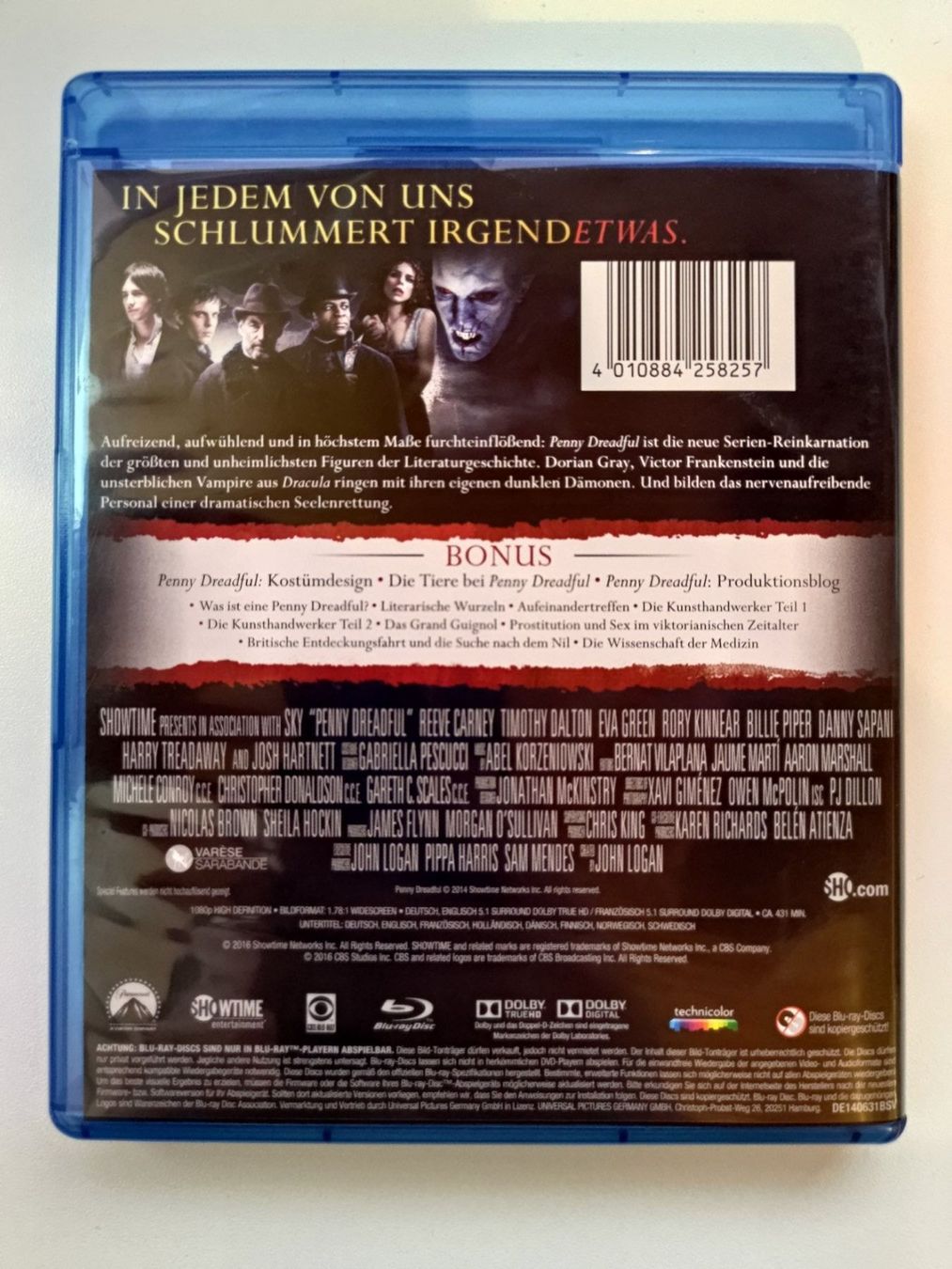Tutti i DVDs: Penny Dreadful - Staffel 1 (4 Blu-Rays) – Usato da Liestal venduto da Kratzilla 4