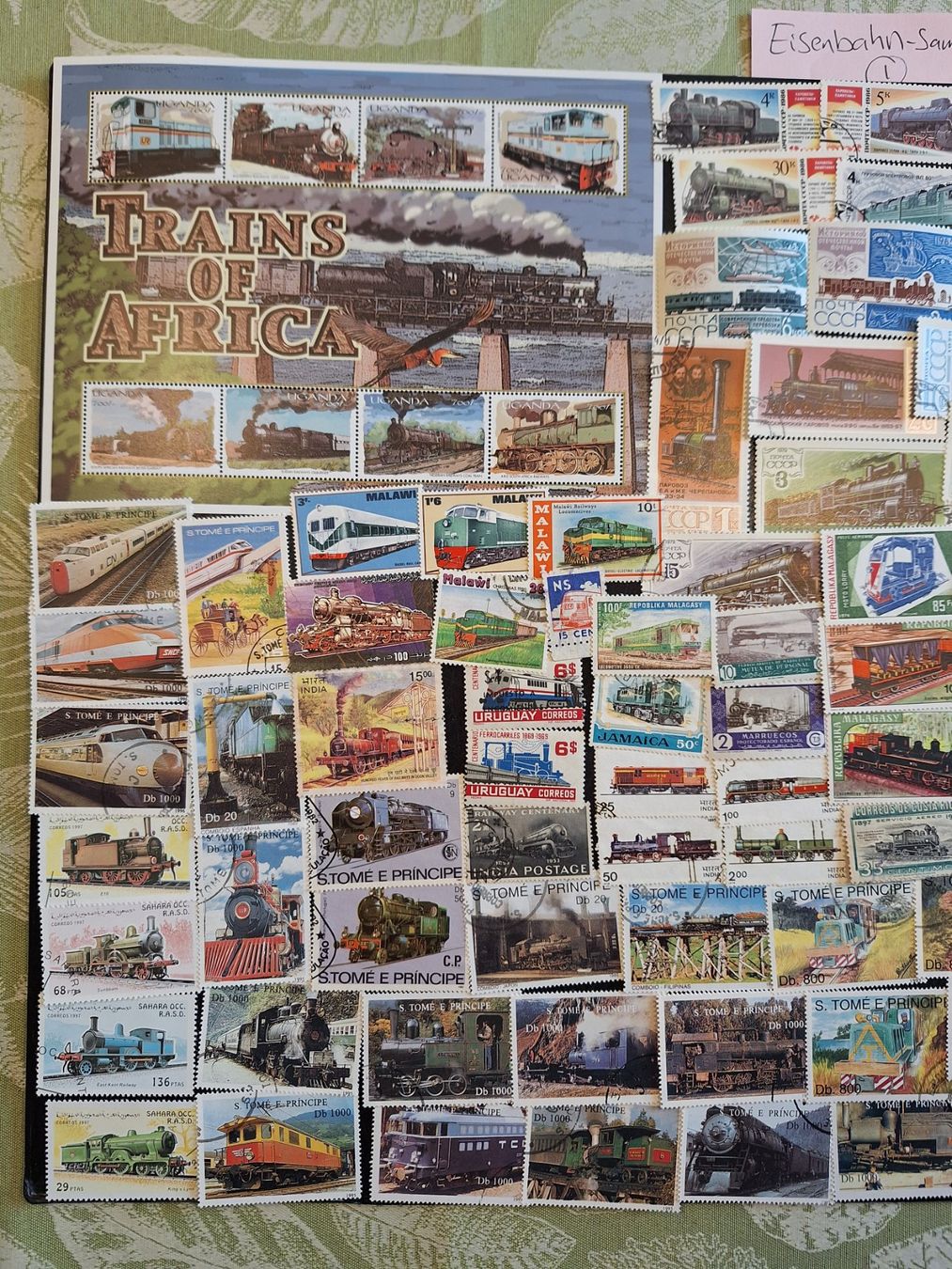 Tutti i francobolli: Grosse Eisenbahn-Sammlung (1) – Usato da Genolier venduto da Antoine30 7