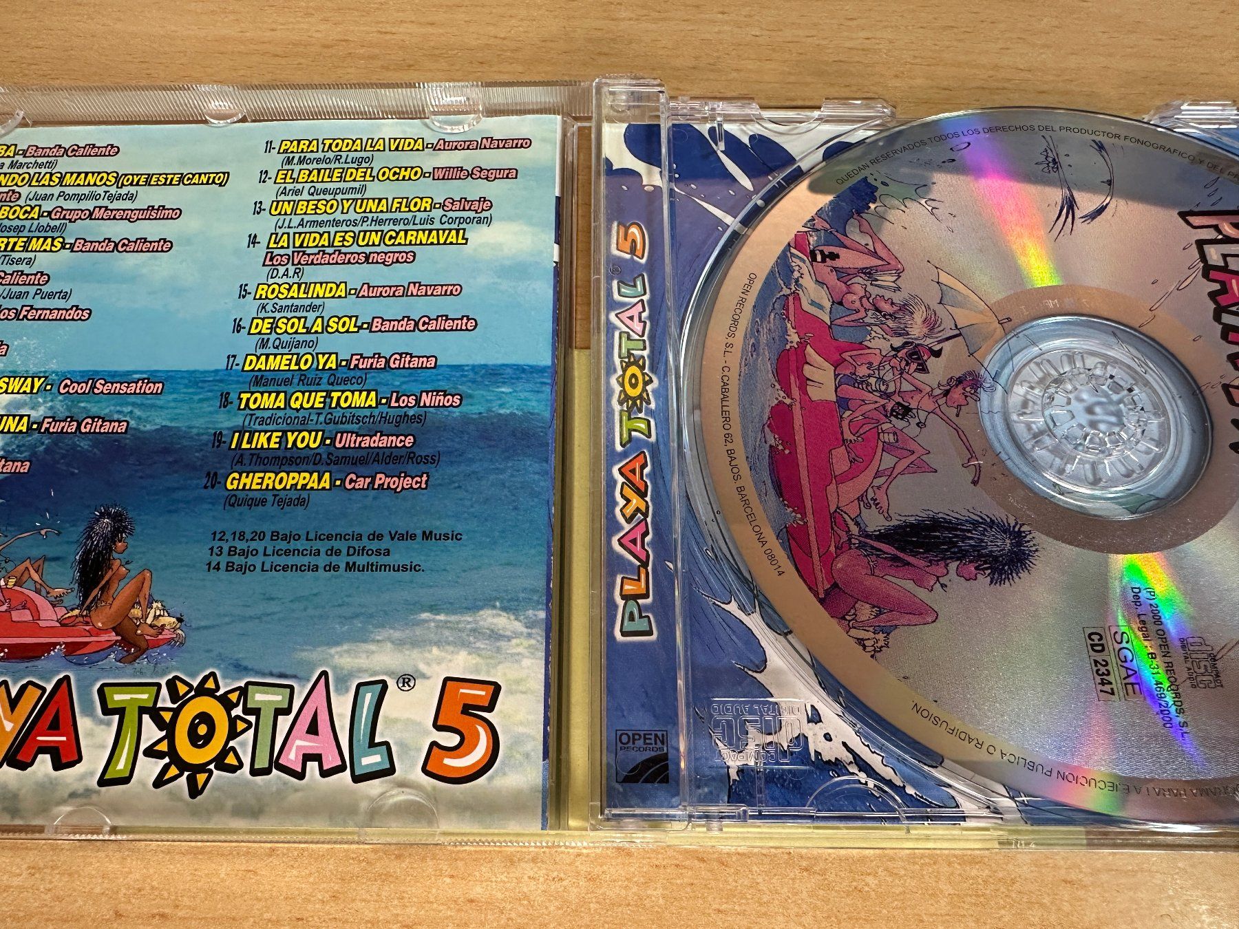 CD: J3 Various – Playa Total 5 – Usato da Rikon im Tösstal venduto da Alpenmutz 2