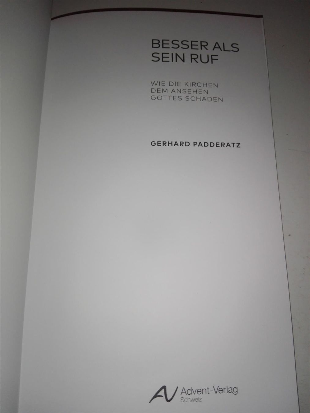 Libri: Besser als sein Ruf (Gerhard Padderatz) – Nuovo (secondo la descrizione) da St. Gallen venduto da elkapone 1