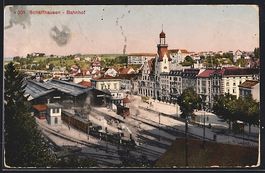 Schaffhausen, Teilansicht der Stadt mit 