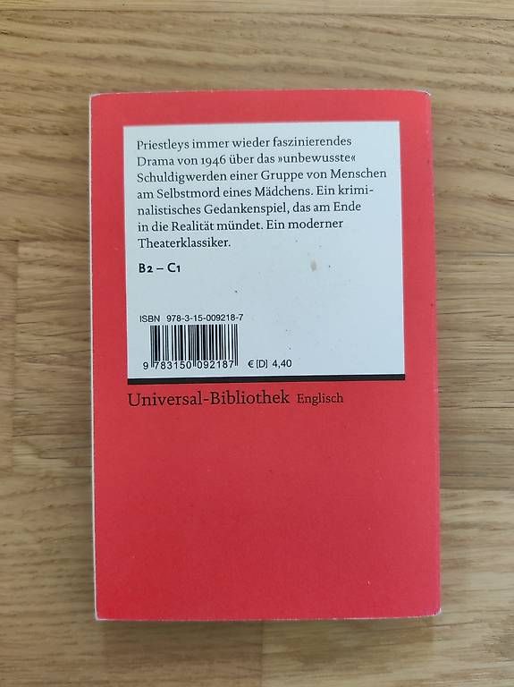Libri: An Inspector Calls – Usato da Winterthur venduto da irg_mnp9 1