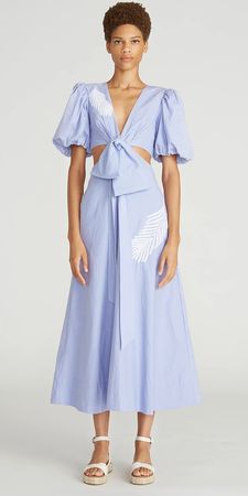 Amur Kleid lang blau/violett maxi XS