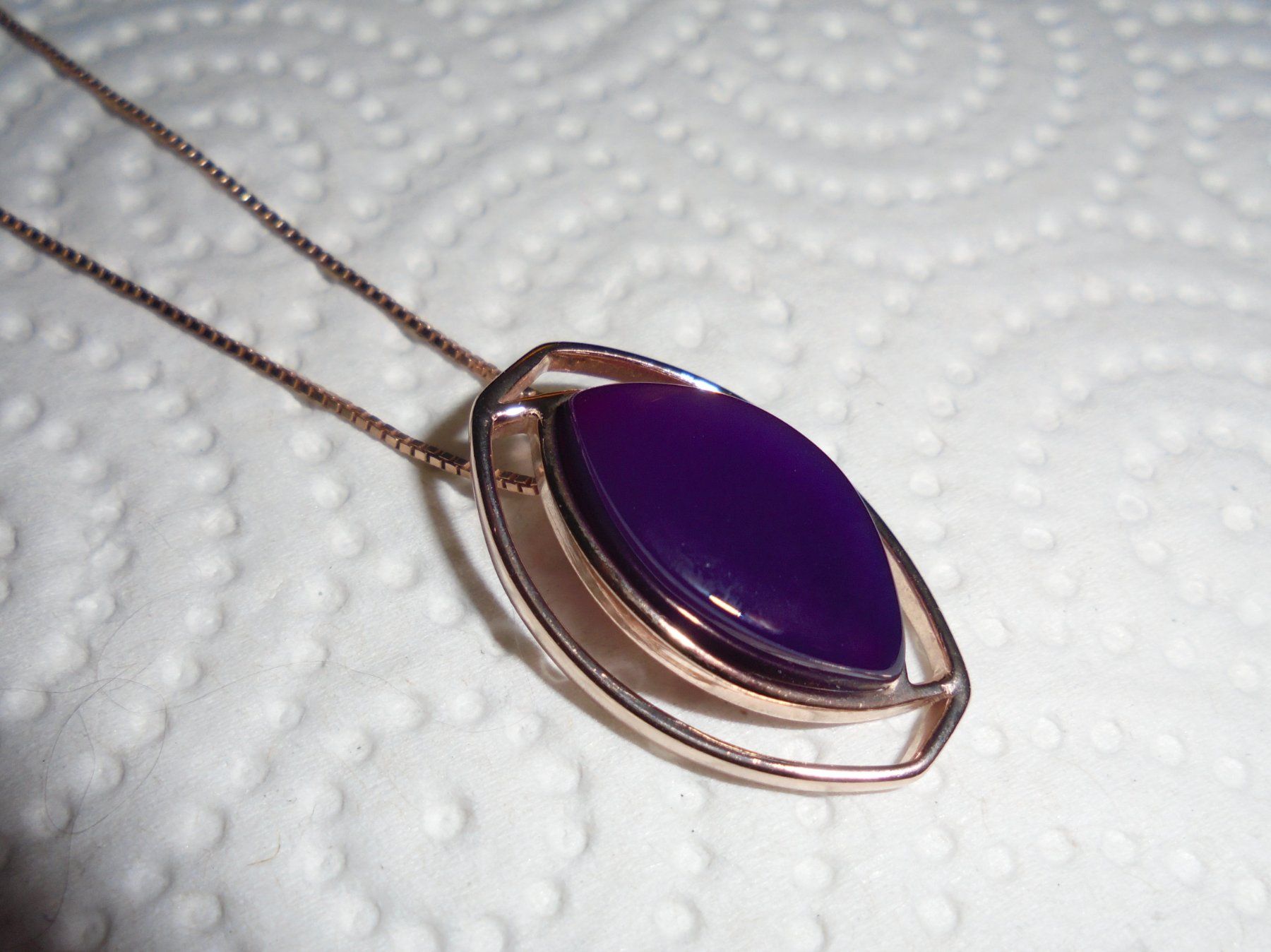Anhänger: Echtschmuck: Violetter Achat-Silberanhänger – Neu (gemäss Beschreibung) aus Zuchwil von maumauchi 8