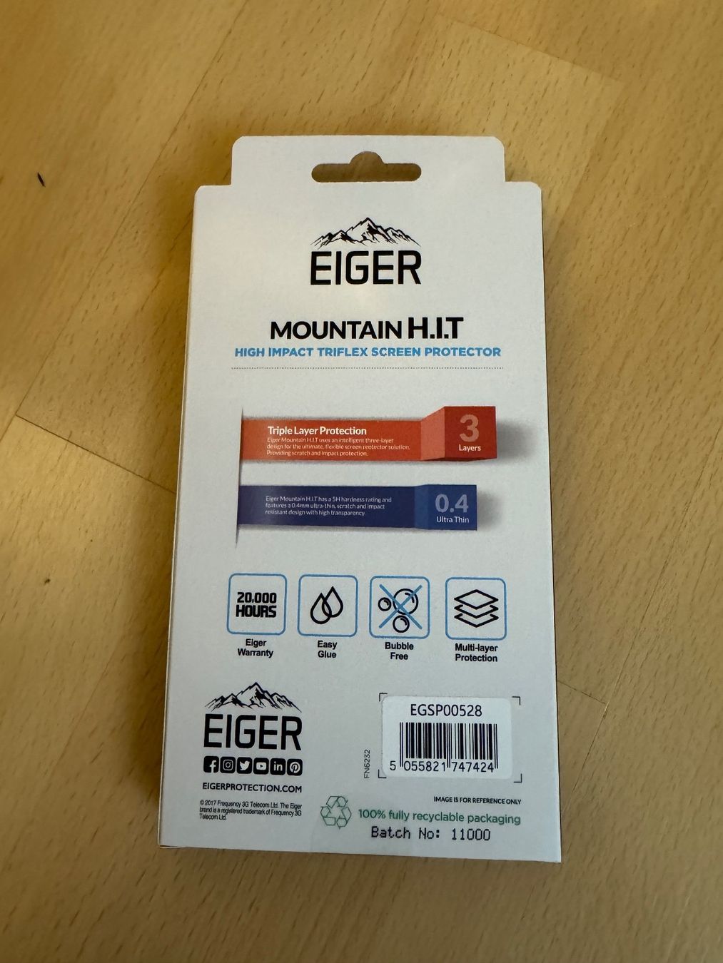 Ritocchi & pellicole di protezione: Screen Protection Eiger  fur iPhone 11-XR – Nuovo e nell'imballaggio originale da Uznach venduto da enrico06 1
