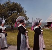 Foto H. Leu, St. Gallen, Appenzell, Fronleichnam, Trachten
