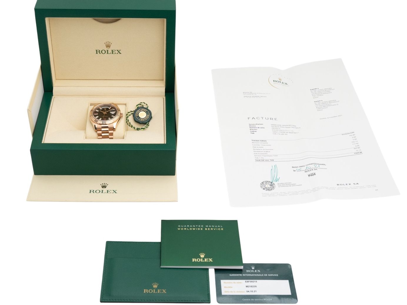 Rolex Uhren: Rolex Day-Date II 41mm Factory Rolex diamonds & ruby dial – Gebraucht aus Genève von aspaklariacollection 5