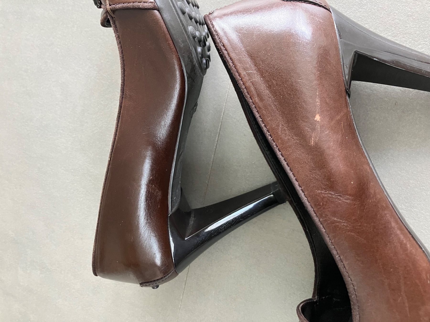 Tod'S Damenschuhe: Tod's escarpins marrons style mocassins – Gebraucht aus Vich von SophieCo 4