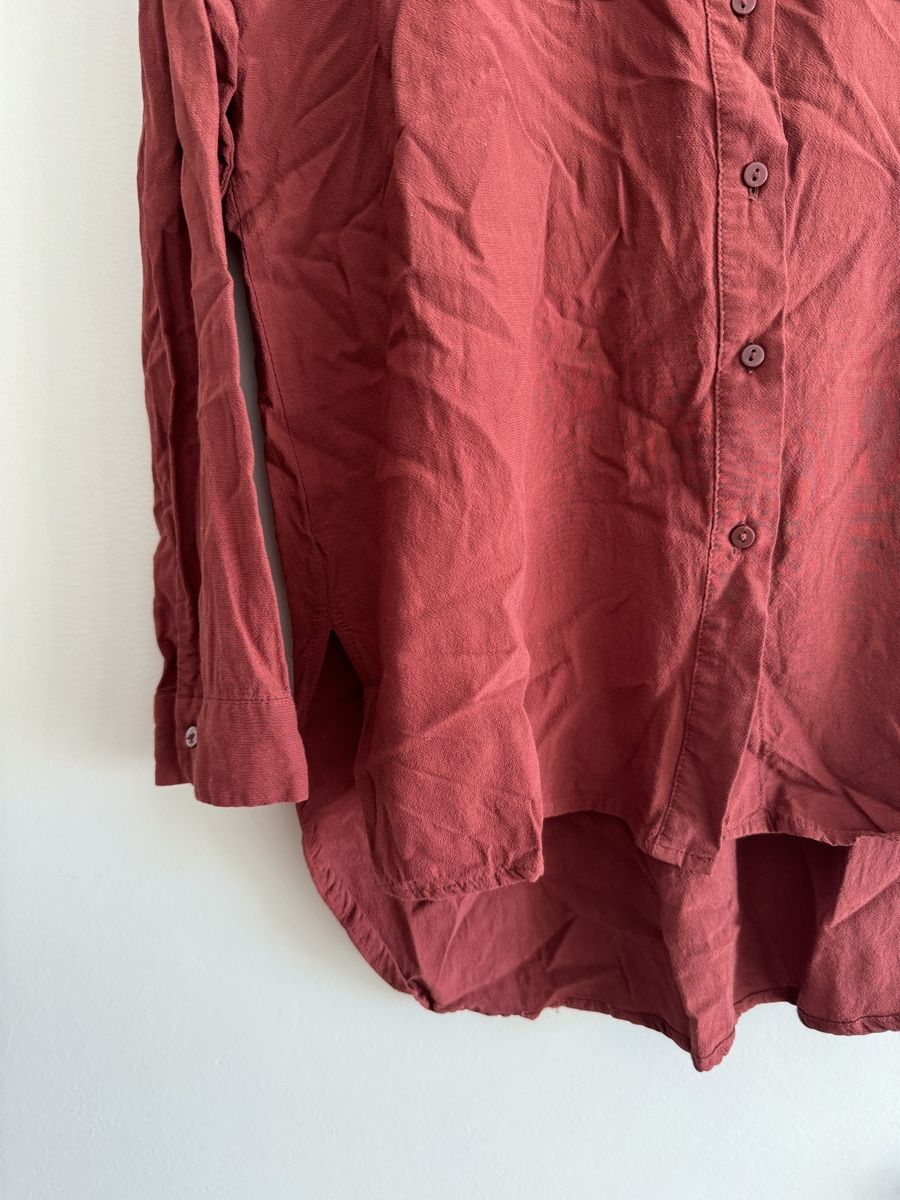 Mango Blusen: Rote Hemdbluse, Mango Suit, Gr. S – Gebraucht aus Zürich von mybuybye 2