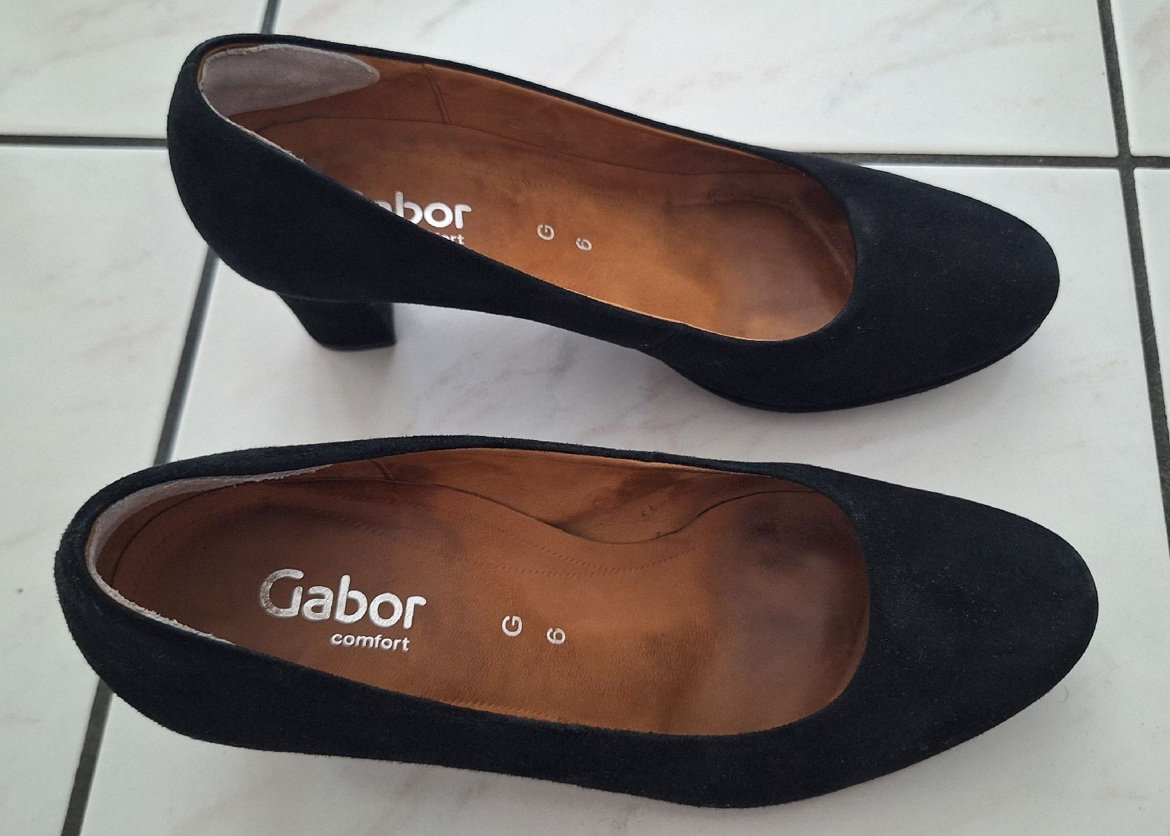 Gabor Scarpe da donna: Gabor Damen Pumps, schwarz, Gr. 39 – Usato da Brig venduto da snowball92