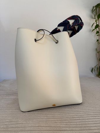 Lauren Ralph Lauren Tasche „Debby“ – Leder, Farbe Vanilla