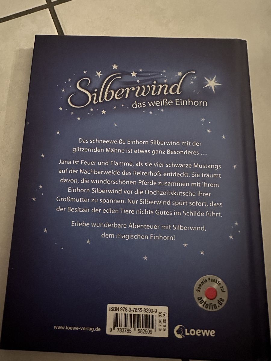 Bücher: Silberwind, das weisse Einhorn – Gebraucht aus Watt von  1