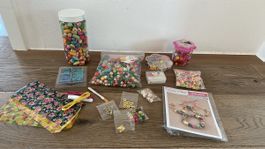 Grosse Perlensammlung für Schmuckbasteln