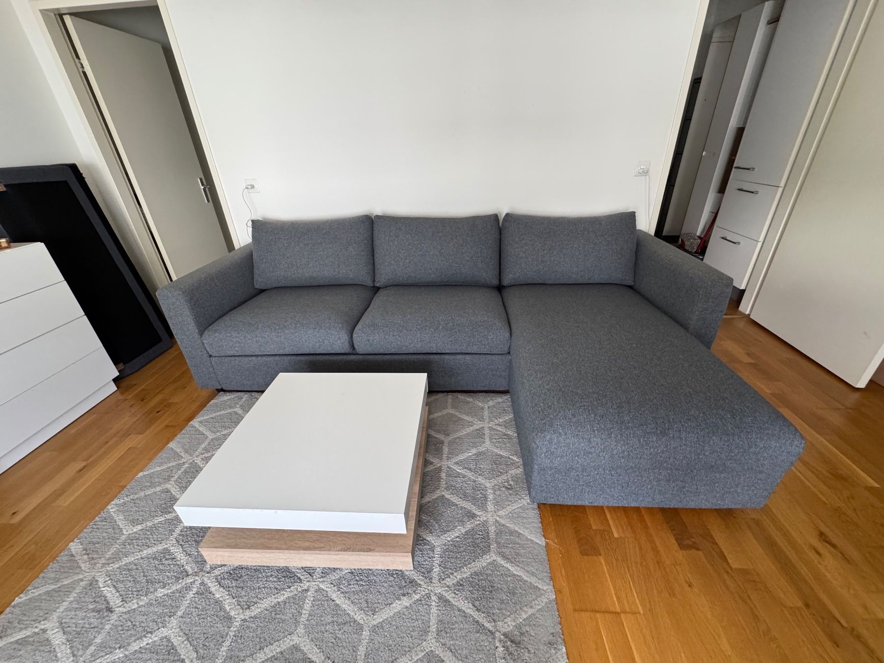 Ikea Divani: IKEA VIMLE 3er Bettsofa mit Récamiere und Stauraum – Usato da Basel venduto da eri_85t9