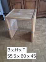 Beistelltisch aus Holz 55,5 x 60 x 45 cm gebraucht