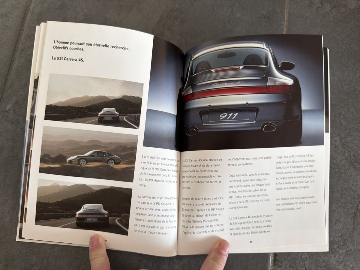 Porsche Documenti: Porsche Broschüre: Les modèles – Nuovo (secondo la descrizione) da Wolfwil venduto da Rolex1 6