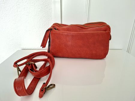 Sac Mandoline orange bandoulière