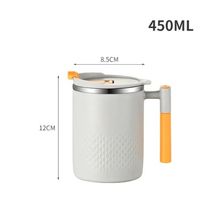 NEUER isolierter Thermobecher 450ml hellgrau - 223436
